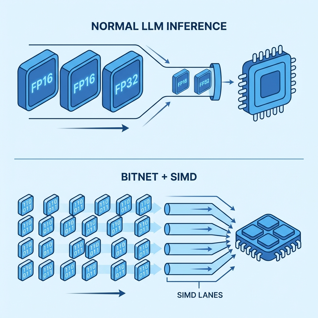 BitNet + SIMD Architecture